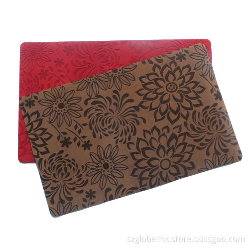 Natural Rubber Door Mat, Flocked, Soft Feet Touch 003